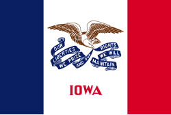 Iowa state flag